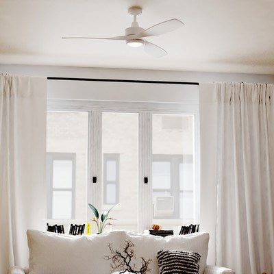 52-in. LED Ceiling Fan White