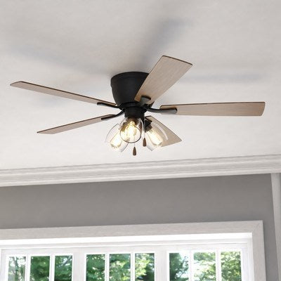52-in Ceiling Fan Black