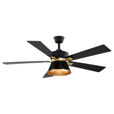 52-in Ceiling Fan Black and Gold by Vaxcel International