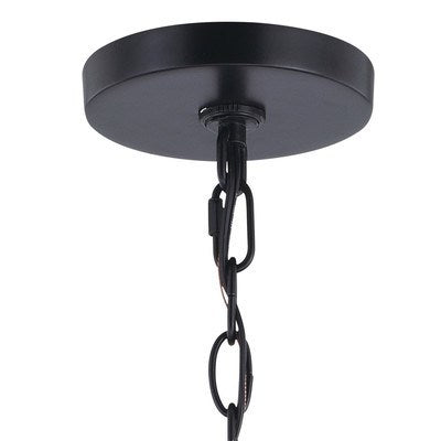16 in. 4 Light Pendant Black