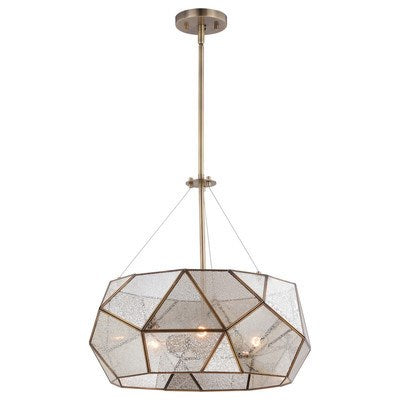 20 in. 3 Light Pendant Aged Brass by Vaxcel International