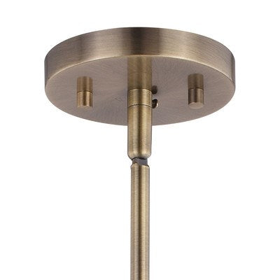 20 in. 3 Light Pendant Aged Brass