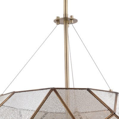 20 in. 3 Light Pendant Aged Brass