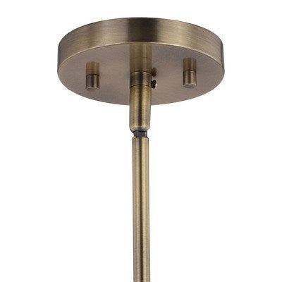 24 in. 5 Light Pendant Aged Brass