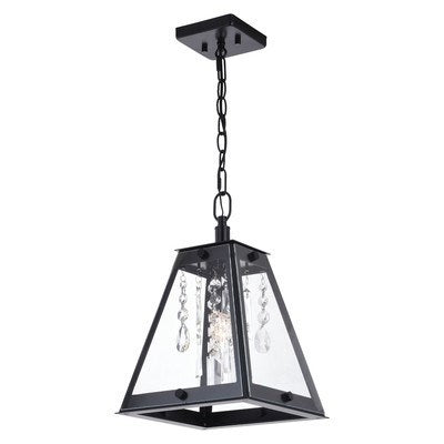 10 in. Pendant Matte Black by Vaxcel International