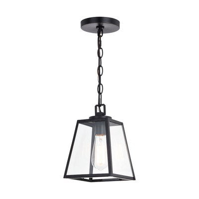 1 Light Mini Pendant Black by Vaxcel International