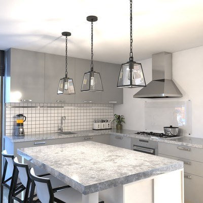 1 Light Mini Pendant Black