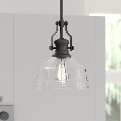 9-in. Mini Pendant Matte Black