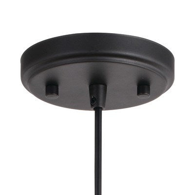 12-in. 1 Light Pendant Oil Rubbed Bronze and Matte White