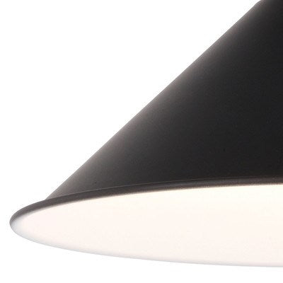 12-in. 1 Light Pendant Oil Rubbed Bronze and Matte White