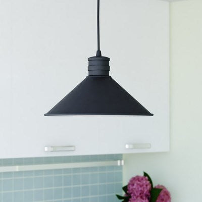 12-in. 1 Light Pendant Oil Rubbed Bronze and Matte White