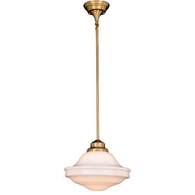 12-in. 1 Light Pendant Natural Brass by Vaxcel International
