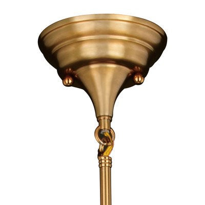 12-in. 1 Light Pendant Natural Brass