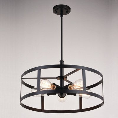 20-in. 5 Light Pendant Oil Rubbed Bronze