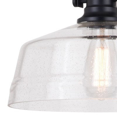 12-in Pendant Matte Black