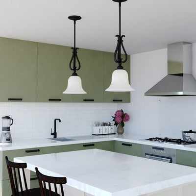 8.5-in Mini Pendant Oil Rubbed Bronze