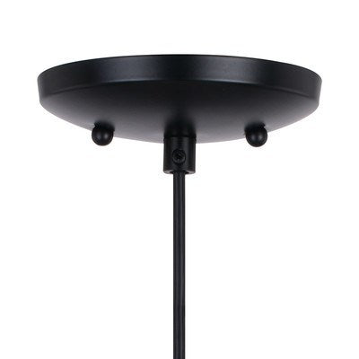 4.75-in Mini Pendant Azzura Glass Matte Black