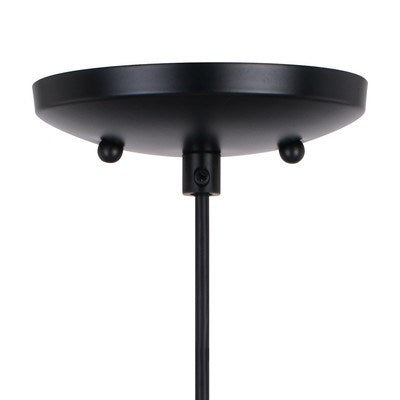 4.75-in Mini Pendant Terra Tide Glass Matte Black