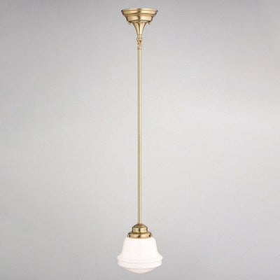 6.25-in Pendant Natural Brass