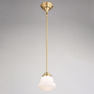 6.25-in Pendant Natural Brass