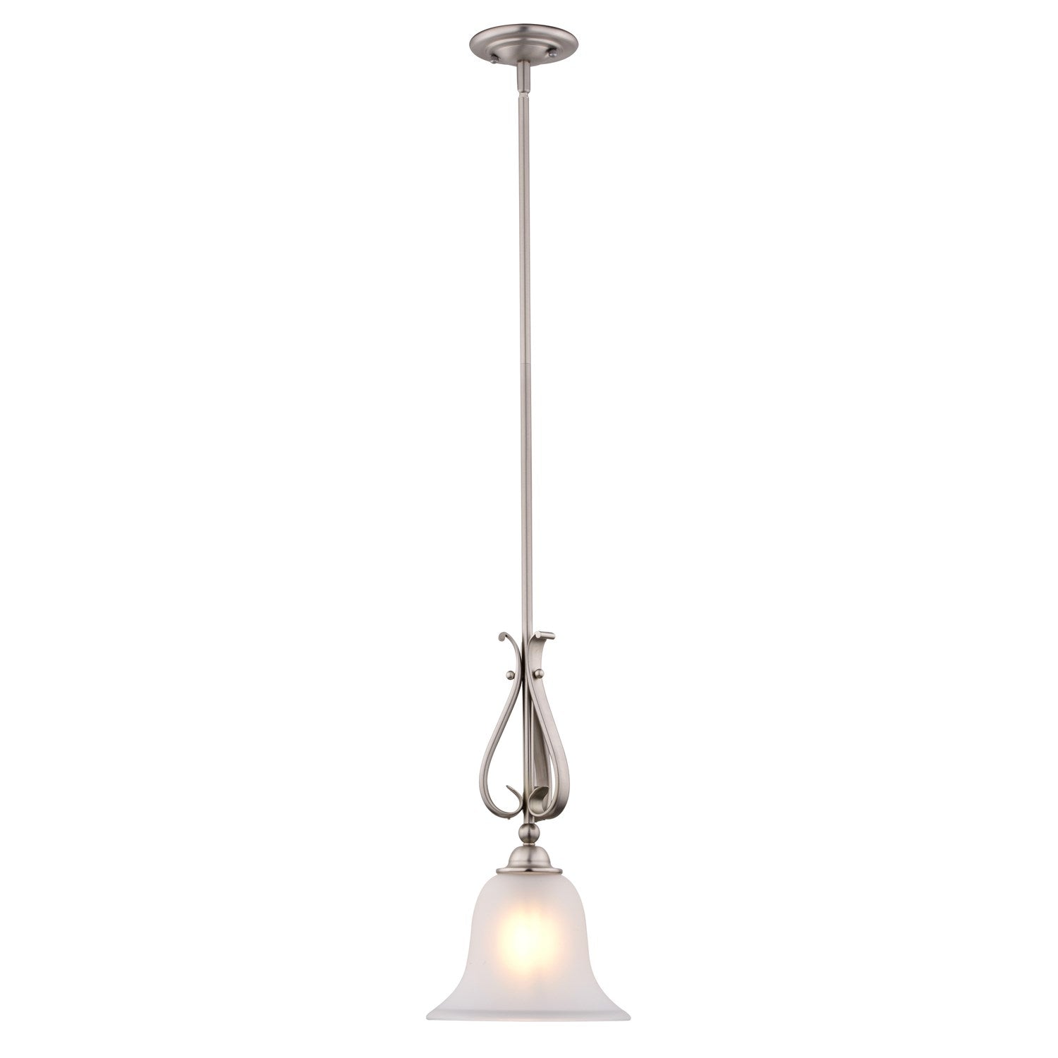 8.75-in. Mini Pendant Brushed Nickel by Vaxcel International