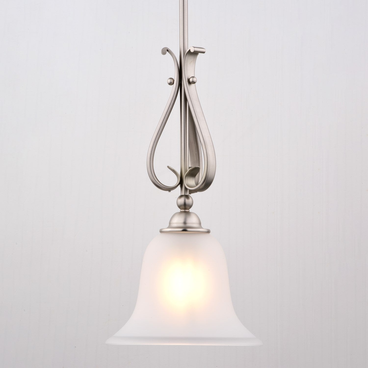 8.75-in. Mini Pendant Brushed Nickel