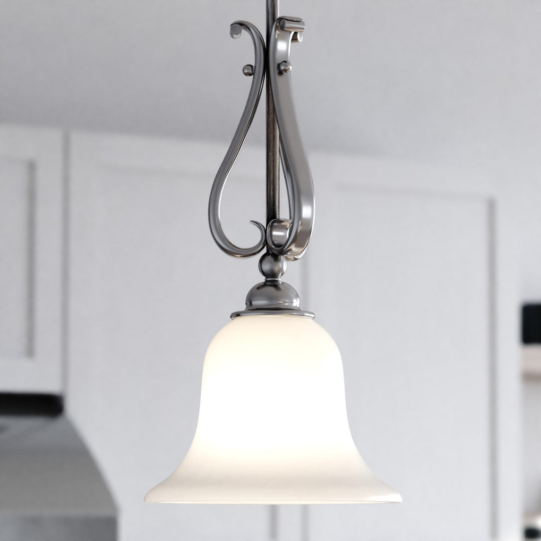 8.75-in. Mini Pendant Brushed Nickel