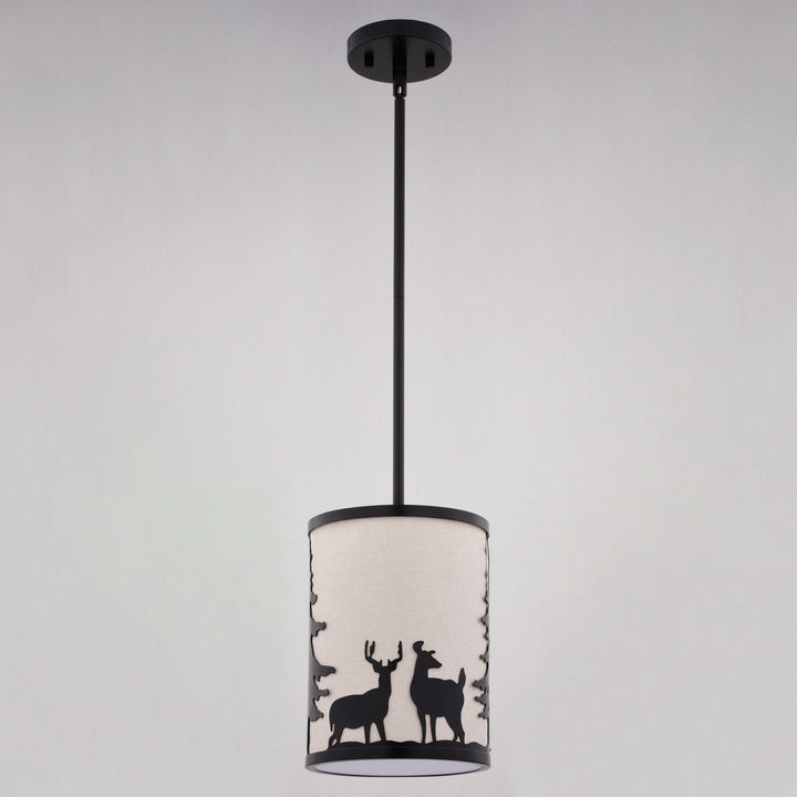 7.5-in. W 1 Light Mini Pendant Bronze