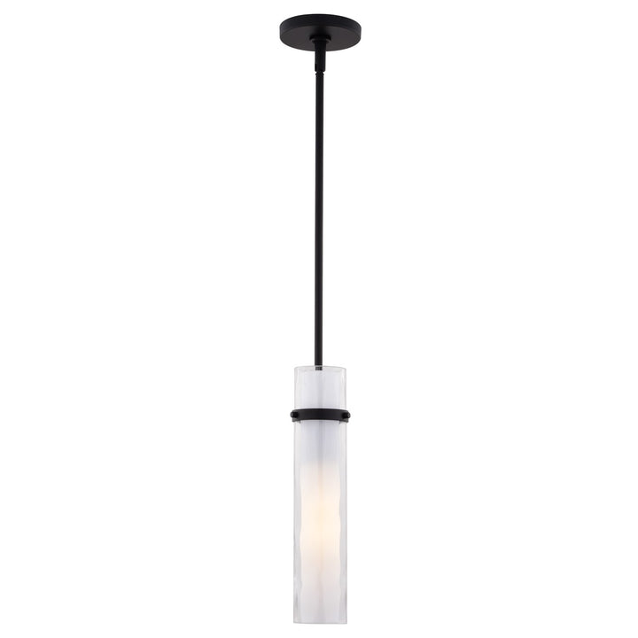 4.5-in. W 1 Light Mini Pendant Matte Black by Vaxcel International