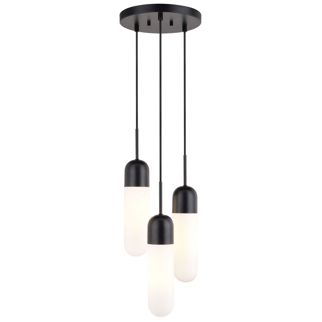 10-in. 3 W Light Pendant Matte Black by Vaxcel International