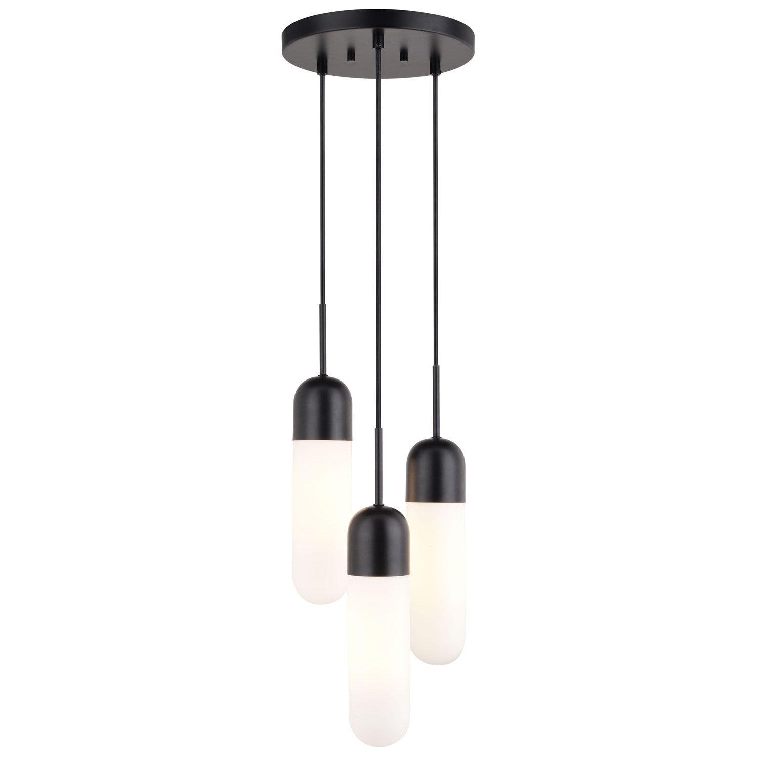 10-in. 3 W Light Pendant Matte Black by Vaxcel International