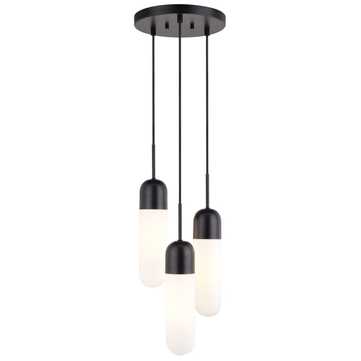 10-in. 3 W Light Pendant Matte Black by Vaxcel International