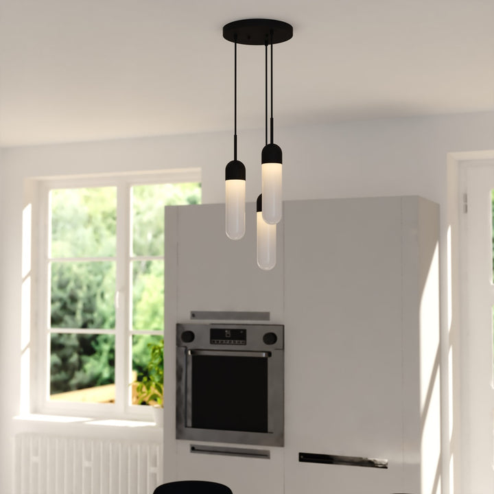 10-in. 3 W Light Pendant Matte Black