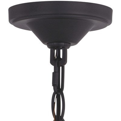 10 in. W Outdoor Pendant Matte Black