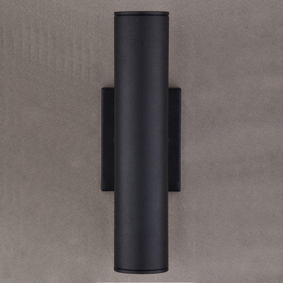14.25 in. H LED Outdoor Wall Light Textured Black