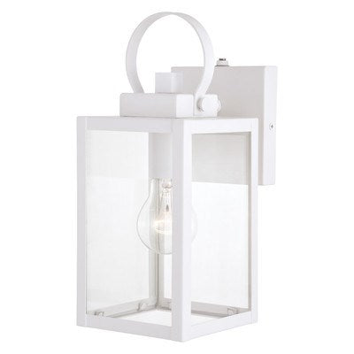 5 in. W Outdoor Wall Light Textured White by Vaxcel International
