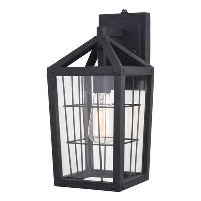 7-in. Outdoor Wall Light Volcanic Black by Vaxcel International