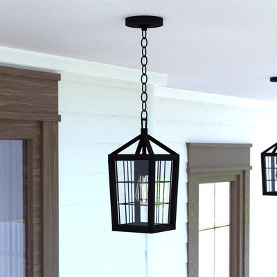 7-in. Outdoor Pendant Volcanic Black