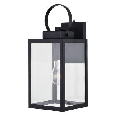 7-in. Outdoor Wall Light Textured Black by Vaxcel International