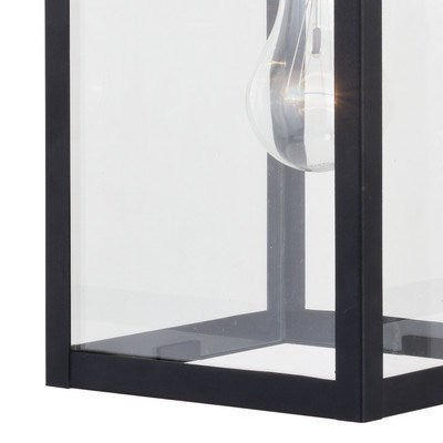 7-in. Outdoor Wall Light Textured Black
