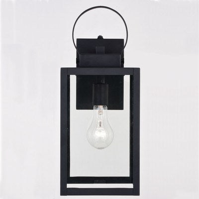 7-in. Outdoor Wall Light Textured Black