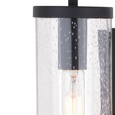 16-in. H Outdoor Wall Light Matte Black