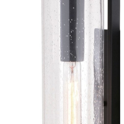 20-in. H Outdoor Wall Light Matte Black
