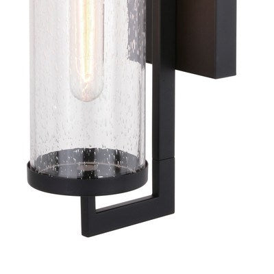 20-in. H Outdoor Wall Light Matte Black
