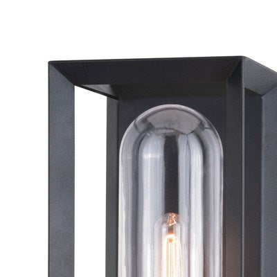 6.5-in. Outdoor Wall Light Textured Black