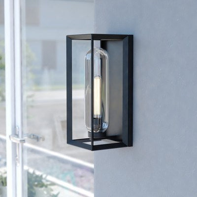 6.5-in. Outdoor Wall Light Textured Black