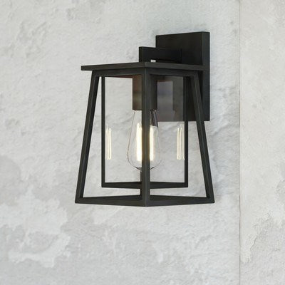 6.5-in. Outdoor Wall Light Matte Black