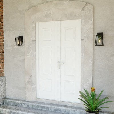 6.5-in. Outdoor Wall Light Matte Black