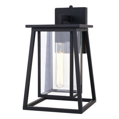 8-in. Outdoor Wall Light Matte Black by Vaxcel International