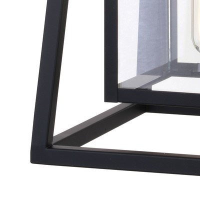 8-in. Outdoor Wall Light Matte Black